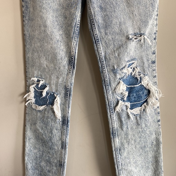 Free People High Waisted Distressed Rigid Denim - Picture 6 of 15